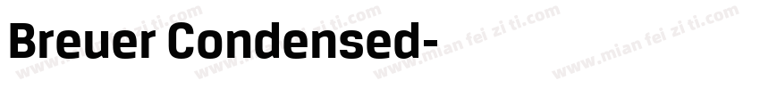 Breuer Condensed字体转换